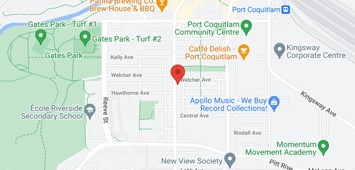 map of 312 2330 SHAUGHNESSY STREET